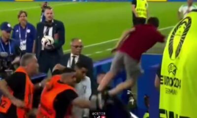 Krisitjano Ronaldo navijač skok EURO 2024