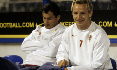FUDBAL - MARKO BABIC i IVAN RAKITIC, players of CRO Hrvatska, during the match against Estonia. Zagreb, 08.09.2007. photo: MN PRESS / str Denis Ceric