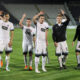 MILAN MITROVIC, ZORAN TOSIC, SASA ILIC,OGNJEN OZEGOVIC, YURII VAKULKO Juri Vakulko RADOST fudbalera Partizana na utakmici Superlige Prvenstva Srbije protiv Cukarickog na stadionu Partizana, Beograd 22.04.2018. godine Foto: Marko Metlas Fudbal, Partizan, Superliga Prvenstvo Srbije, Cukaricki
