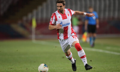 ANTONIO MENDES TOMANE fudbaler Crvene zvezde na utakmici Superlige Prvenstva Srbije protiv Spartaka Subotica na stadionu Rajka Mitica, Beograd, 14.08.2020. godine Foto: Marko Metlas Fudbal, Crvena zvezda, Superliga Prvenstvo Srbije, Spartak Subotica