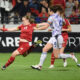 ANASTASIJA CIRIC, fudbalerka Srbije, na utakmici kvalifikacija za Evropsko prvenstvo protiv Skotske, na stadionu Dubocica. Leskovac, 05.04.2024. foto: Nebojsa Parausic Fudbal, UEFA, Srbija, Skotska, Zene