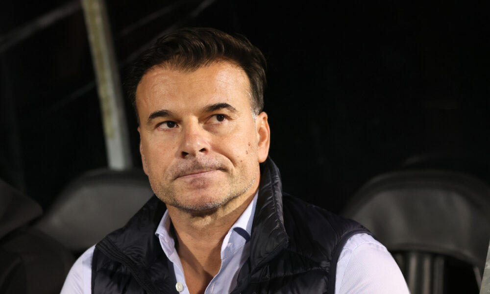 Trener Partizana na utakmici Superlige Prvenstva Srbije protiv Crvene zvezde na stadionu JNA, Beograd, 23.09.2024. godine Foto: Marko Metlas Fudbal, Crvena zvezda, Superliga Prvenstvo Srbije, Partizan