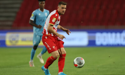 TIMI MAX ELSNIK Timi Maks Elsnik fudbaler Crvene zvezde na utakmici Superlige Prvenstva Srbije protiv Novog Pazara na stadionu Rajka Mitica, Beograd, 10.08.2024. godine Foto: Marko Metlas Fudbal, Crvena zvezda, Superliga Prvenstvo Srbije, Novi Pazar