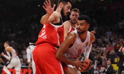 kosarkas Crvene zvezde na utakmici Evrolige protiv Baskonije u hali Stark Beogradska arena, Beograd 09.10.2024. godine Foto: Marko Metlas Kosarka, Crvena zvezda, Evroliga, Baskonija