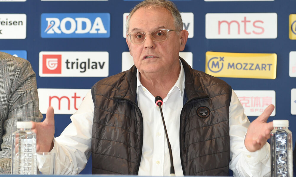 Press konferencija povodom promocije Nebojse Covica za predsednika KSS, u kuci kosarke. NEBOJSA COVIC Beograd, 02.10.2024. foto: Nebojsa Parausic Kosarka