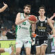 kosarkas Partizana na utakmici ABA lige protiv Krke u hali Beogradska Arena, Beograd 26.10.2024. godine Foto: Ivica Veselinov / MN PRESS KOSARKA, BASKETBALL, ABA LIGA, ABA LEAGUE, PARTIZAN, KK KRKA NOVO MESTO