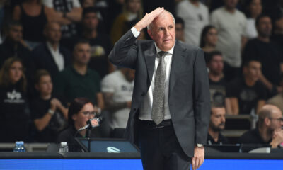Trener Partizana, na utakmici Evrolige protiv Monaka, u hali Aleksandar Nikolic. Belgrade, 30.10.2024. foto: Nebojsa Parausic/ MN Press BASKETBALL, EUROLEAGUE, PARTIZAN, MONACO
