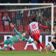 fudbaler Crvene zvezde na utakmici UEFA Lige sampiona protiv Stutgarta na stadionu Rajko Mitic, Beograd 27.11.2024. godine Foto: Marko Metlas Fudbal, Liga sampiona, Crvena zvezda, Stutgart
