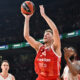 kosarkas Crvene zvezde na utakmici Evrolige protiv Bajerna u hali Beogradska arena, Beograd 29.11.2024. godine Foto: Marko Metlas Kosarka, Crvena zvezda, Evroliga, Bajern Minhen, Bajern