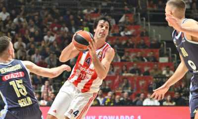 kosarkas Crvene zvezde na utakmici Evrolige protiv Albe Berlin u hali Aleksandar Nikolic, Beograd 07.11.2024. godine Foto: Marko Metlas Kosarka, Crvena zvezda, Evroliga, Alba Berlin