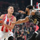 kosarkas Crvene zvezde na utakmici Evrolige protiv Partizana u hali Beogradska Arena, Beograd 21.11.2024. godine Foto: Marko Metlas Kosarka, Evroliga, Partizan, Crvena zvezda, Derbi