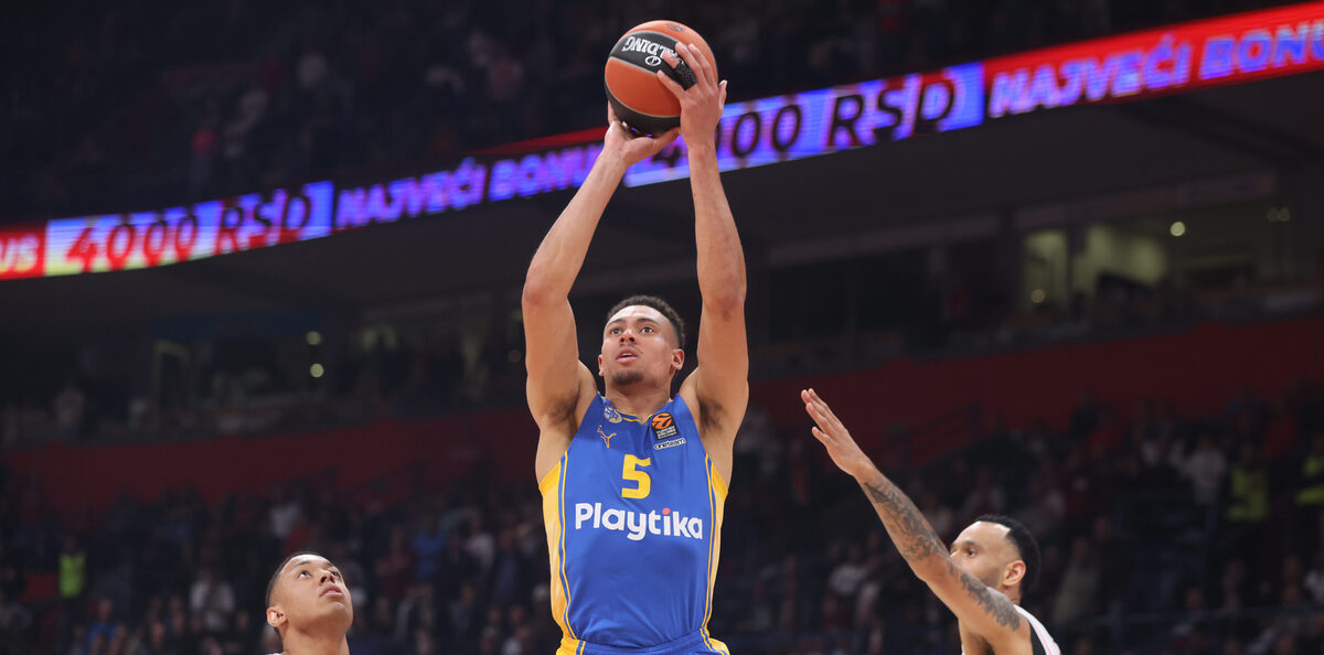 WADE BALDWIN IV Vejd Boldvin kosarkas Makabija Tel Aviv na utakmici Evrolige protiv Crvene zvezde u hali Stark Beogradska arena, Beograd 14.03.2024. godine Foto: Marko Metlas Kosarka, Crvena zvezda, Evroliga, Makabi Tel Aviv