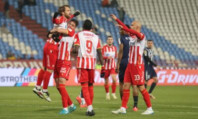 fudbaler Crvene Zvezde na utakmici Mocart Superlige protiv Tekstilca na stadionu Rajko Mitic, Beograd 07.12.2024. godine Foto: Ivica Veselinov / MN PRESS FUDBAL, FOOTBALL, MOZZART SUPERLIGA, CRVENA ZVEZDA, RED STAR, NATIONAL CHAMPIONSHIP, PRVENSTVO SRBIJE, TEKSTILAC ODZACI