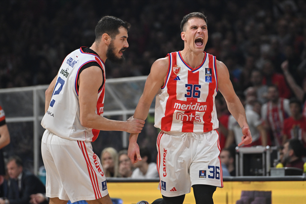 CRVENA ZVEZDA vs PARTIZAN Beograd, 23.12.2024. foto: Marko Metlas BASKETBALL, ABA LEAGUE, CRVENA ZVEZDA, PARTIZAN