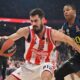 kosarkas Crvene zvezde na utakmici Evrolige protiv Fenerbahcea Istanbul u hali Beogradska arena, Beograd 15.01.2025. godine Foto: Marko Metlas Kosarka, Crvena zvezda, Evroliga, Fenerbahce Istanbul