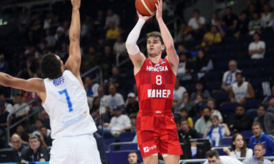 MARIO HEZONJA kosarkas reprezentacije Hrvatske na utakmici FIBA Evropskog prvenstva protiv Finske u Mercedes Benc areni, Berlin 11.09.2022. godine Foto: Marko Metlas Kosarka, Hrvatska, FIBA Evropsko prvenstvo, Finska