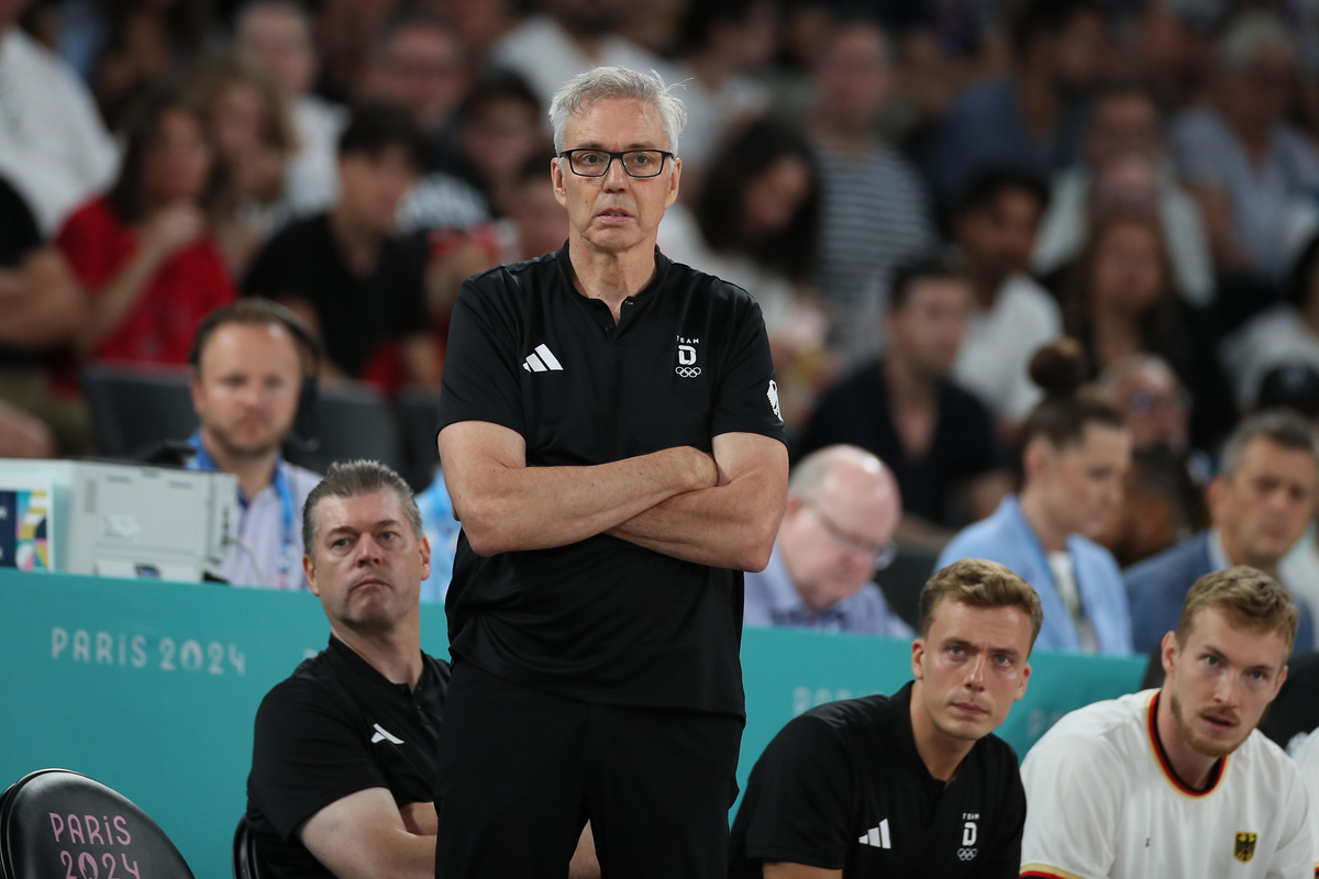 GORDON HERBERT selektor i trener kosarkasa Nemacke, XXXIII LETNJE OLIMPIJSKE IGRE, PARIZ 2024 - XXXIII SUMMER OLYMPIC GAMES, SERBIA-GERMANY basketball, PARIS 2024 - Pariz 10.08.2024. godine Foto: Ivica Veselinov / MN Press OKS, XXXIII LETNJE OLIMPIJSKE IGRE, PARIZ 2024, XXXIII SUMMER OLYMPIC GAMES, PARIS 2024