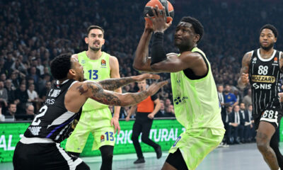 CHIMEZIE METU Cimizi Metu kosarkas Barselone na utakmici Evrolige protiv Partizana u hali Beogradska arena, Beograd 13.11.2024. godine Foto: Marko Metlas Kosarka, Partizan, Evroliga, Barselona