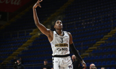 FRANK NTILIKINA Frenk Ntilikina kosarkas Partizana na utakmici Jadranske ABA lige protiv Mege u hali Aleksandar Nikolic Pionir, Beograd 06.01.2025. godine Foto: Marko Metlas Kosarka, Partizan, Jadranska ABA liga, Mega