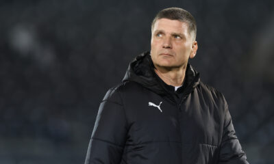SRDJAN BLAGOJEVIC trener fudbalera Partizana na utakmici Mocart Superlige Srbije protiv Mladosti na stadionu Partizana, Beograd 26.02.2025. godine Foto: Ivica Veselinov / MN PRESS FUDBAL, FOOTBALL, MOZZART SUPERLIGA, PRVENSTVO SRBIJE, NATIONAL CHAMPIONSHIP, PARTIZAN, FK MLADOST LUCANI