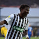 IBRAHIM ZUBAIRU, fudbaler Partizana, na kup utakmici protiv Radnika, na Gradskom stadionu. Surdulica, 12.03.2025. foto: MN Press / mi Fudbal, Kup Srbije, Radnik Surdulica, Partizan