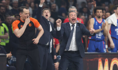 LUCA BANCHI Luka Bjanki trener kosarkas Efesa na utakmici Evrolige protiv Partizana u hali Beogradska Arena, Beograd 21.03.2025. godine Foto: Ivica Veselinov / MN PRESS KOSARKA, BASKETBALL, EVROLIGA, EUROLEAGUE, PARTIZAN, EFES