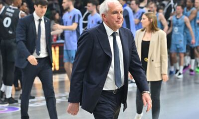 kosarkas Partizana na utakmici Evrolige protiv Albe Berlin u hali Beogradska arena, Beograd 25.03.2025. godine Foto: Marko Metlas Kosarka, Partizan, Evroliga, Alba Berlin