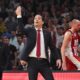 IOANNIS SFAIROPOULOS Janis Sferopulos trener kosarkas Crvene zvezde na utakmici Evrolige protiv Reala Madrid u hali Beogradska arena, Beograd 28.03.2025. godine Foto: Marko Metlas Kosarka, Crvena zvezda, Evroliga, Real Madrid