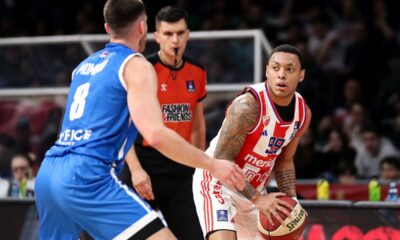 YAGO DOS SANTOS Jago Dos Santos kosarkas Crvene zvezde na utakmici Jadranske ABA lige protiv Spartaka Subotica u hali Beogradska arena, Beograd 31.03.2025. godine Foto: MN PRESS Kosarka, Crvena zvezda, Jadranska ABA liga, Spartak Subotica