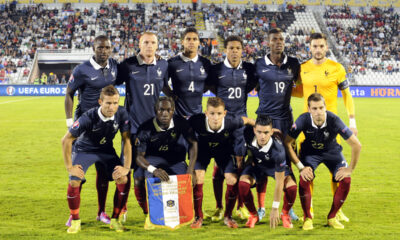 MOUSSA SISSOKO Musa Sisoko, JEREMY MATHIEU Zeremi Matju, RAPHAEL VARANE Rafael Varan, LOIC REMY Loik Remi, PAUL POGBA Pol Pogba, HUGO LLORIS Igo Loris, YOHAN CABAYE Joan Kabaj, BACARY SAGNA Bakari Sanja, LUCAS DIGNE Luka Dinj, REMY CABELLA Remi Kabela i MORGAN SCHNEIDERLIN Morgan Snajderlin, fudbaleri Francuske, na prijateljskoj utakmici protiv Srbije, na stadionu JNA. Beograd, 07.09.2014. foto: Nebojsa Parausic Fudbal, Srbija, Francuska, Ekipa