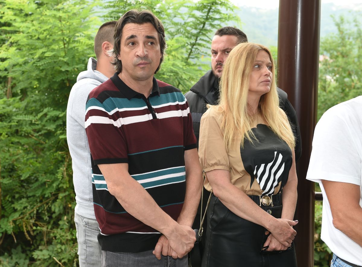 Sahrana Radomira Antica, fudbalskog trenera, na groblju Dovarje. ZORAN NJEGUS Uzice, 17.07.2021. foto: Nebojsa Parausic Fudbal