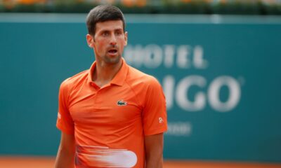NOVAK DJOKOVIC teniser iz Srbije na mecu finala Serbia Open turnira protiv ANDREY RUBLEV Andrej Rubljev iz Rusije, Beograd 18.04.2022. godine Foto: Ivica Veselinov / MN PRESS TENIS, TENNIS, SERBIA OPEN 2022, FINALE, FINALS