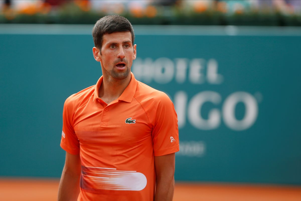 NOVAK DJOKOVIC teniser iz Srbije na mecu finala Serbia Open turnira protiv ANDREY RUBLEV Andrej Rubljev iz Rusije, Beograd 18.04.2022. godine Foto: Ivica Veselinov / MN PRESS TENIS, TENNIS, SERBIA OPEN 2022, FINALE, FINALS