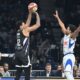 STERLING BROWN Sterling Braun kosarkas Partizana na utakmici Jadranske ABA lige protiv Buducnosti Podgorica u hali Beogradska arena, Beograd 15.12.2024. godine Foto: Marko Metlas Kosarka, Partizan, Jadranska ABA liga, Buducnost Podgorica