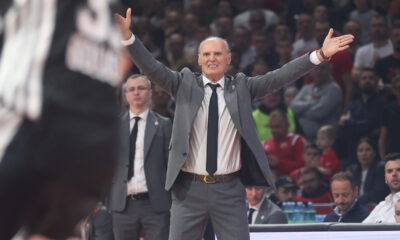 DUSKO IVANOVIC trener kosarkasa Virtusa na utakmici Evrolige protiv Crvene Zvezde u hali Beogradska Arena, Beograd 26.03.2025. godine Foto: Ivica Veselinov / MN PRESS KOSARKA, BASKETBALL, EVROLIGA, EUROLEAGUE, CRVENA ZVEZDA, VIRTUS BOLOGNA, BOLONJA