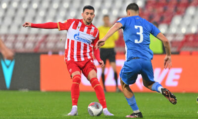 NEMANJA RADONJIC fudbaler Crvene zvezde na utakmici Kupa Srbije protiv OFK Beograda na stadionu Rajko Mitic, Beograd 26.03.2025. godine Foto: Marko Metlas Fudbal, Crvena zvezda, Kup Srbije, OFK Beograd
