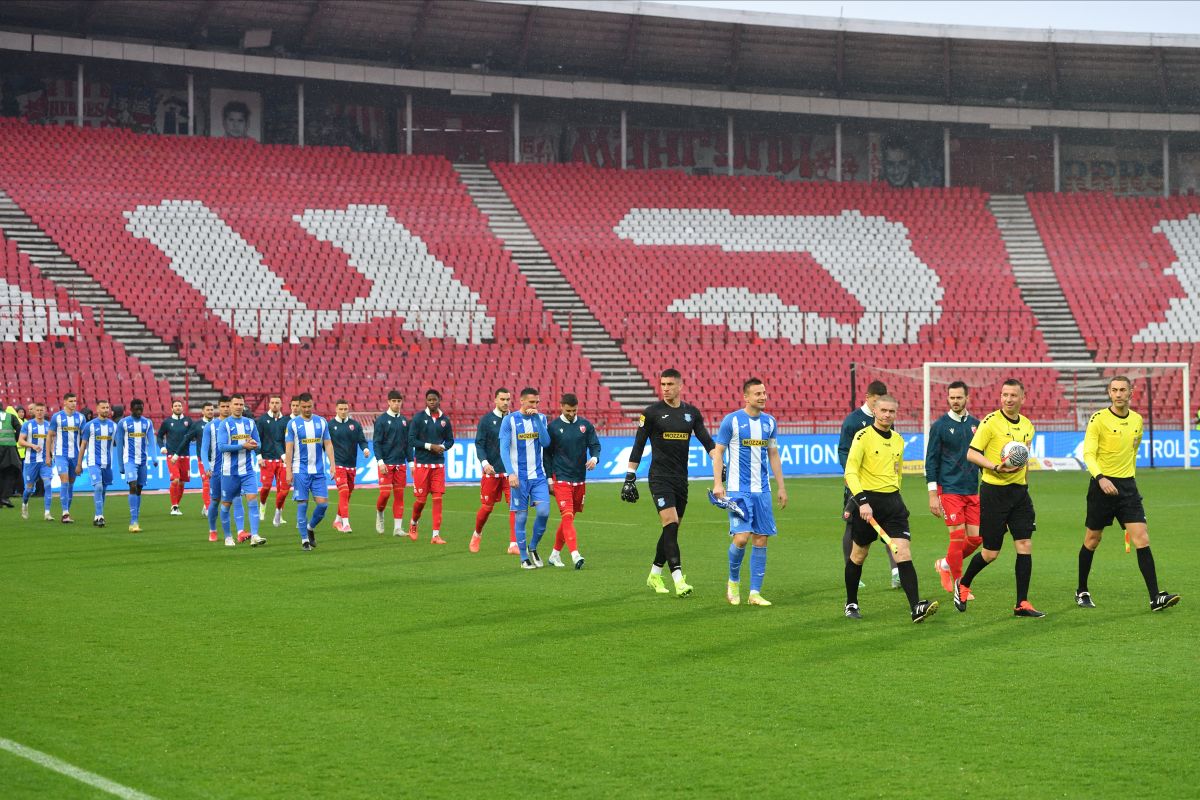 JOVAN SEGRT sudija fudbaleri Crvene zvezde na utakmici Kupa Srbije protiv OFK Beograda na stadionu Rajko Mitic, Beograd 26.03.2025. godine Foto: Marko Metlas Fudbal, Crvena zvezda, Kup Srbije, OFK Beograd