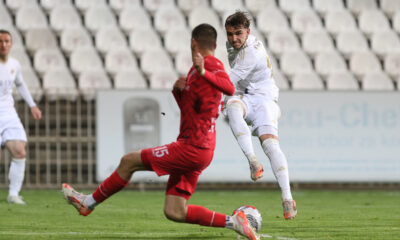 MIHAJLO CVETKOVIC fudbaler Cukarickog na utakmici Mocart Superlige protiv IMT-a na stadionu Cukarickog, Beograd 07.04.2025. godine Foto: Ivica Veselinov / MN PRESS FUDBAL, FOOTBALL, MOZZART SUPERLIGA, PRVENSTVO SRBIJE, NATIONAL CHAMPIONSHIP, FK CUKARICKI, FK IMT NOVI BEOGRAD