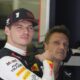 Red Bull driver Max Verstappen of the Netherlands stands on the pit wall during the thrid free practice for the Formula One 2025 Bahrain Grand Prix, in Sakhir, Saturday, April 12, 2025. (AP Photo/Darko Bandic)