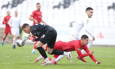 fudbaler Cukarickog na utakmici Mocart Superlige protiv IMT-a na stadionu Cukarickog, Beograd 07.04.2025. godine Foto: Ivica Veselinov / MN PRESS FUDBAL, FOOTBALL, MOZZART SUPERLIGA, PRVENSTVO SRBIJE, NATIONAL CHAMPIONSHIP, FK CUKARICKI, FK IMT NOVI BEOGRAD