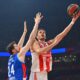 kosarkas Crvene zvezde na utakmici Evrolige protiv Anadolu Efesa Istanbul u hali Beogradska arena, Beograd 04.04.2025. godine Foto: Marko Metlas Kosarka, Crvena zvezda, Evroliga, Anadolu Efes Istanbul