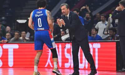 kosarkas Crvene zvezde na utakmici Evrolige protiv Anadolu Efesa Istanbul u hali Beogradska arena, Beograd 04.04.2025. godine Foto: Marko Metlas Kosarka, Crvena zvezda, Evroliga, Anadolu Efes Istanbul