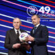UEFA Congress in Belgrade Sava Centre. DRAGAN DZAJIC, ALEKSANDER CEFERIN Belgrade, 03.04.2025. foto: MN Press Photo FOOTBALL, UEFA CONGRESS