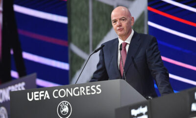UEFA Congress in Belgrade Sava Centre. GIANNI INFANTINO Belgrade, 03.04.2025. foto: MN Press Photo FOOTBALL, UEFA CONGRESS