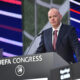 UEFA Congress in Belgrade Sava Centre. GIANNI INFANTINO Belgrade, 03.04.2025. foto: MN Press Photo FOOTBALL, UEFA CONGRESS