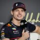 Red Bull driver Max Verstappen of the Netherlands speaks during a news conference ahead of the Formula One Saudi Arabian Grand Prix at the Jeddah Corniche Circuit in Jeddah, Saudi Arabia, Thursday, April 17, 2025. (AP Photo/Darko Bandic)