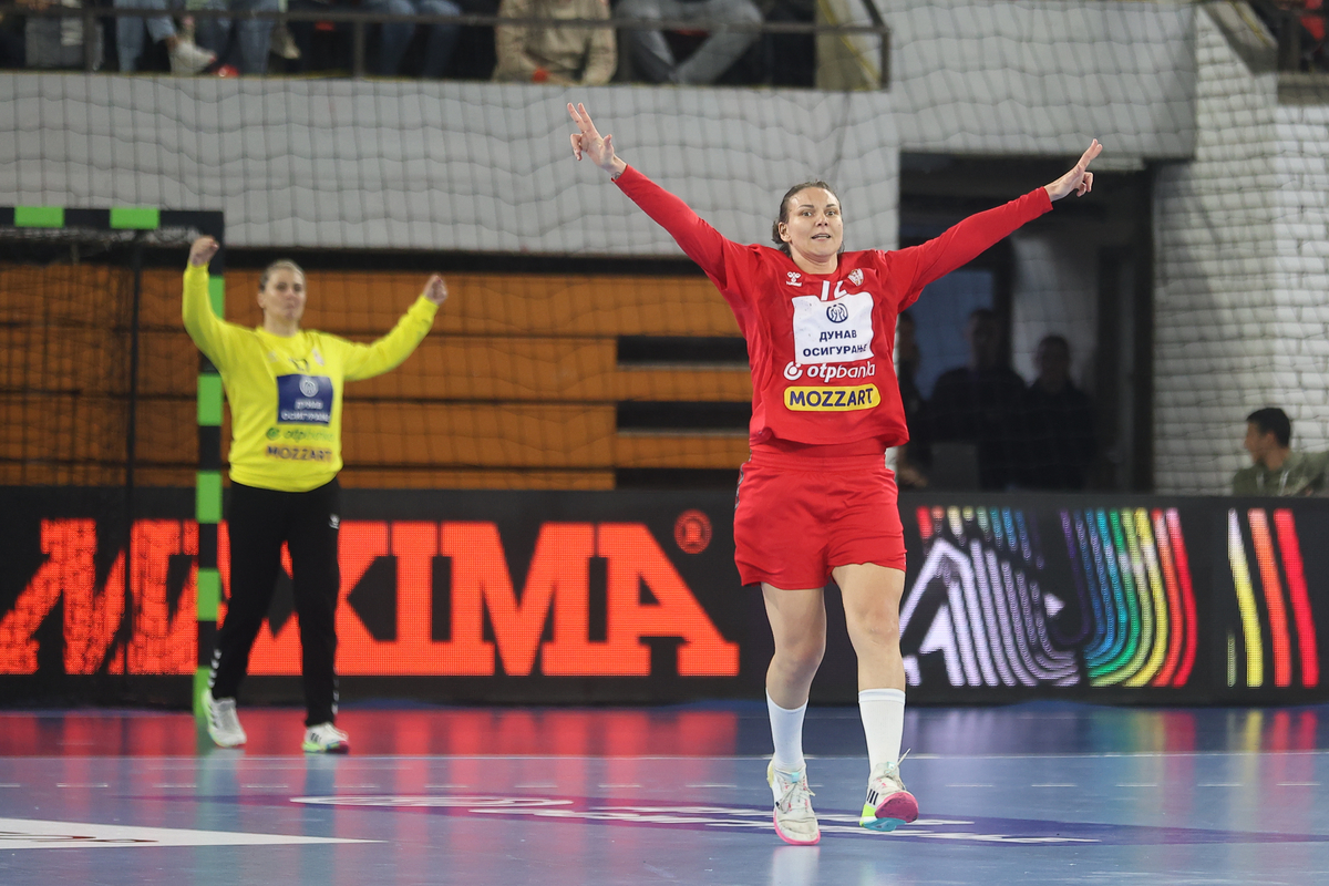 Rukometasica Srbije na utakmici EHF kvalifikacija za Evropsko Prvenstvo protiv Slovenije u SC Bobana Momcilovic Velickovic, Bor 13.04.2025. godine Foto: Ivica Veselinov / MN PRESS RUKOMET, HANDBALL, SRBIJA, SLOVENIJA, SLOVENIA, EHF