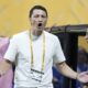 Al Ain manager Vladimir Ivic yells during the Club World Cup Group G soccer match between Manchester City and Al Ain in Atlanta, Sunday, June 22, 2025. (AP Photo/Brynn Anderson)