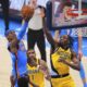 Oklahoma City Thunder guard Shai Gilgeous-Alexander (2) shoots against Indiana Pacers forward Aaron Nesmith (23) during the second half of Game 2 of the NBA Finals basketball series Sunday, June 8, 2025, in Oklahoma City. (AP Photo/Kyle Phillips)