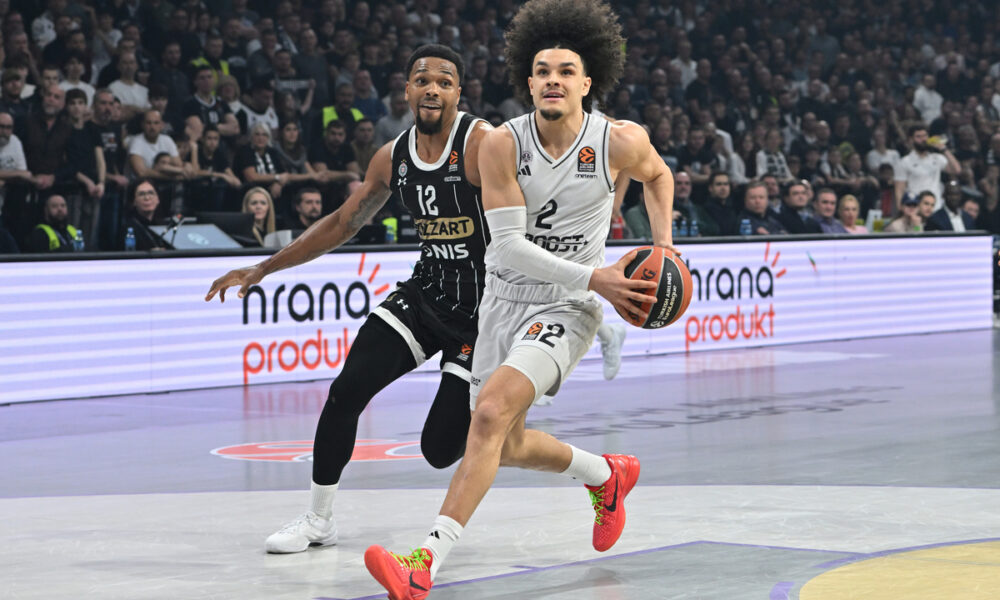 NADIR HIFI Nadir Hajfi kosarkas Pariza na utakmici Evrolige protiv Partizana u hali Beogradska arena, Beograd 22.01.2025. godine Foto: Marko Metlas Kosarka, Partizan, Evroliga, Pariz